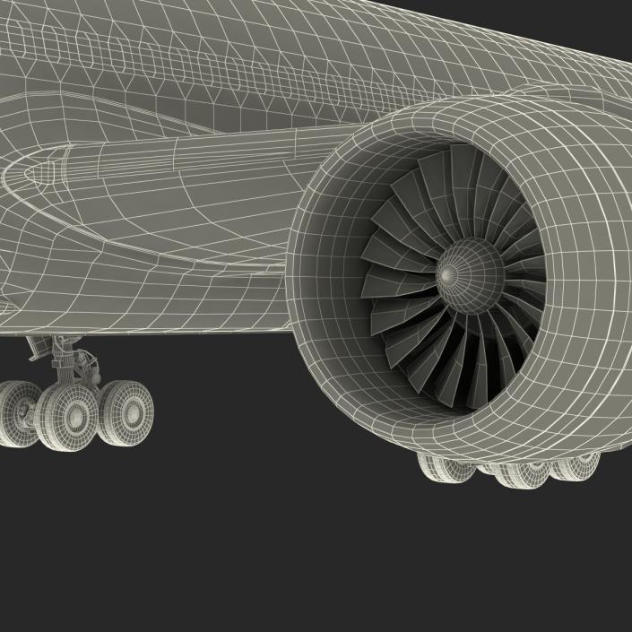 3D Boeing 787-9 Dreamliner Air India model