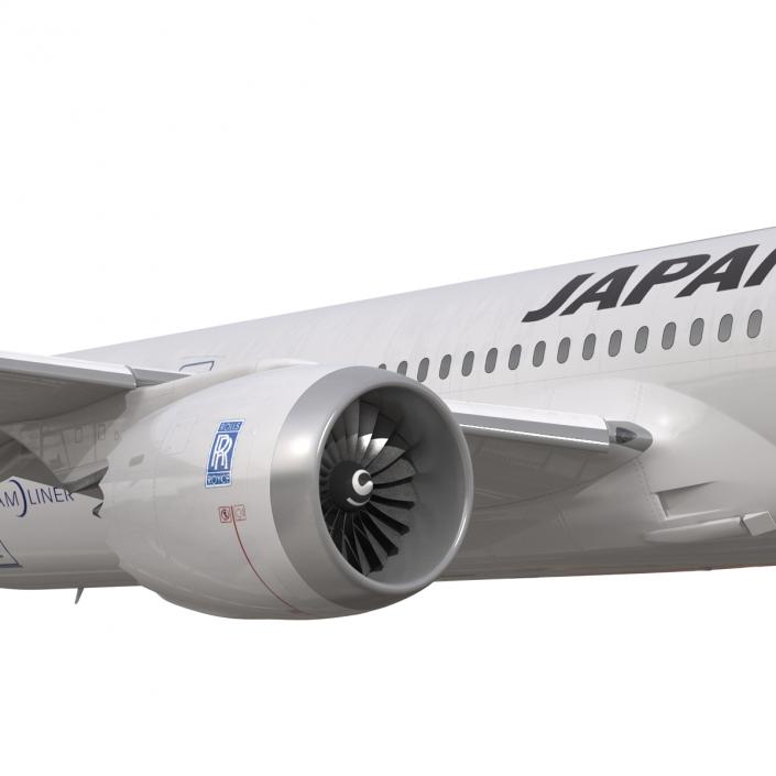 3D Boeing 787-9 Dreamliner Japan Airlines model