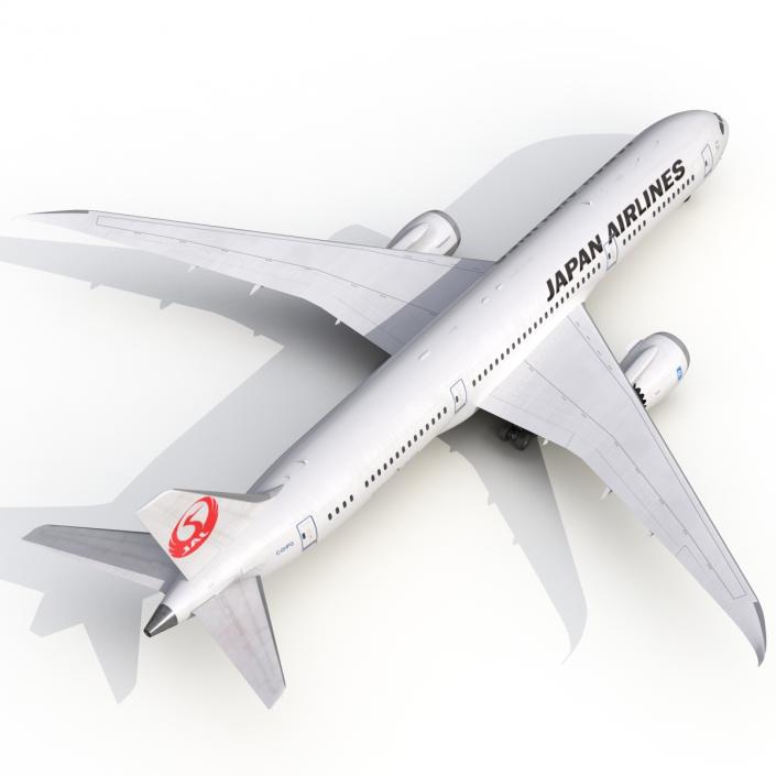 3D Boeing 787-9 Dreamliner Japan Airlines model