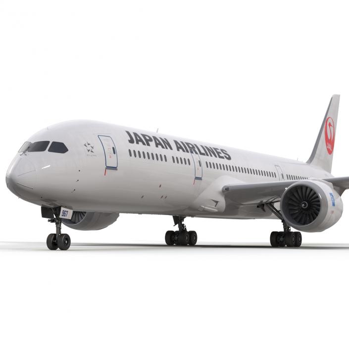 3D Boeing 787-9 Dreamliner Japan Airlines model