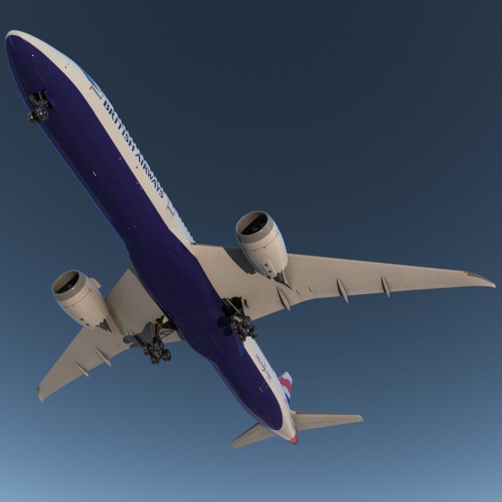 Boeing 787-9 Dreamliner British Airways 3D model