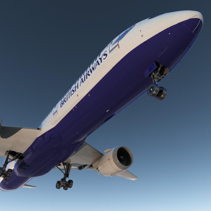 Boeing 787-9 Dreamliner British Airways 3D model