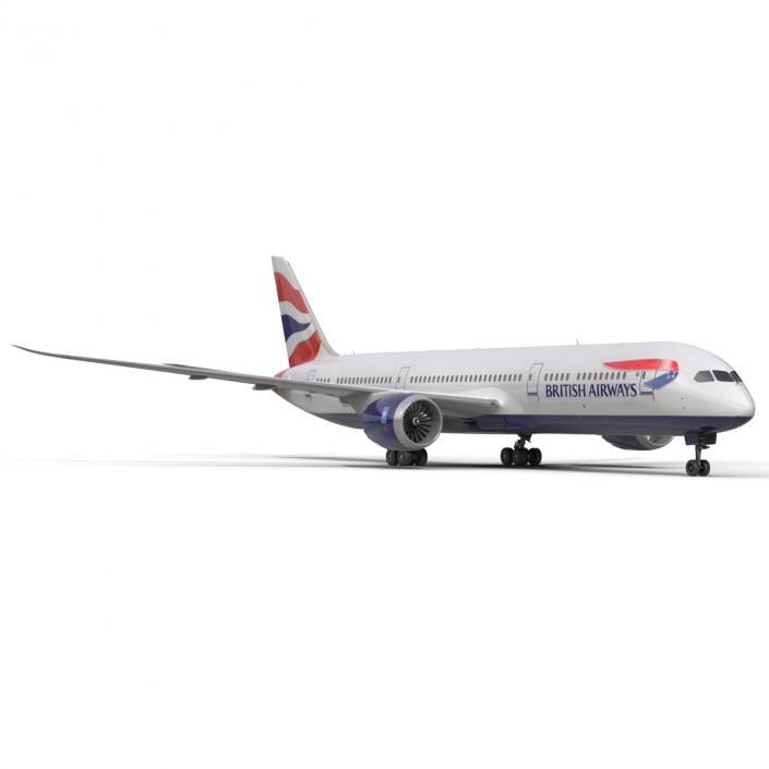 Boeing 787-9 Dreamliner British Airways 3D model