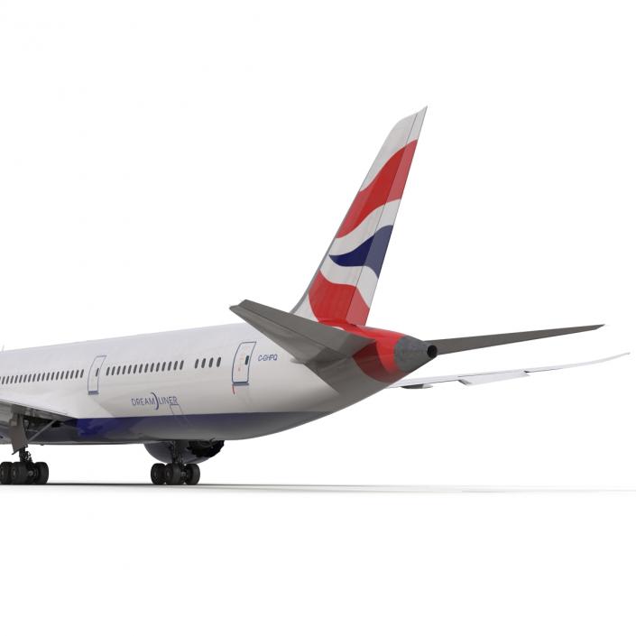 Boeing 787-9 Dreamliner British Airways 3D model