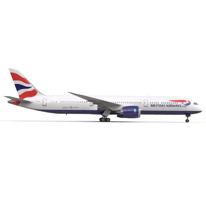 Boeing 787-9 Dreamliner British Airways 3D model