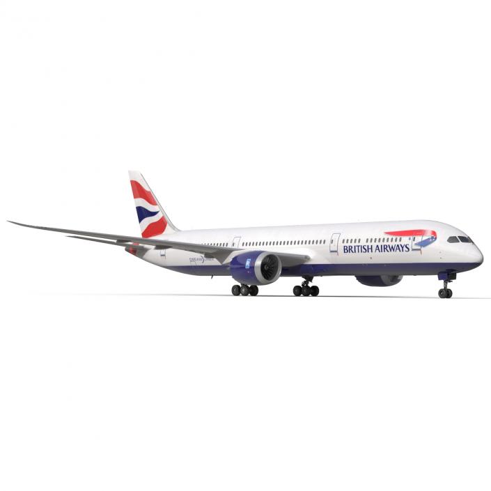 Boeing 787-9 Dreamliner British Airways 3D model