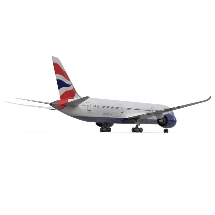 Boeing 787-9 Dreamliner British Airways 3D model