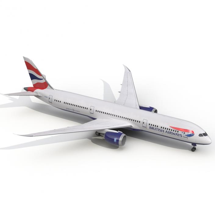 Boeing 787-9 Dreamliner British Airways 3D model