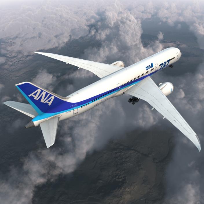 Boeing 787-9 Dreamliner All Nippon Airways 3D