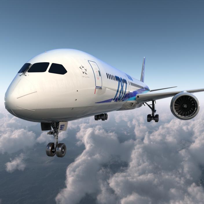 Boeing 787-9 Dreamliner All Nippon Airways 3D