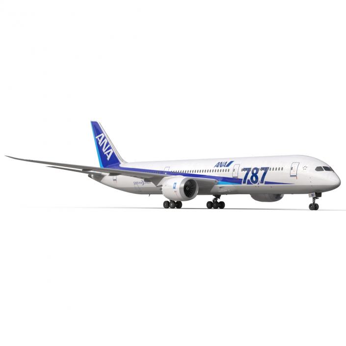 Boeing 787-9 Dreamliner All Nippon Airways 3D