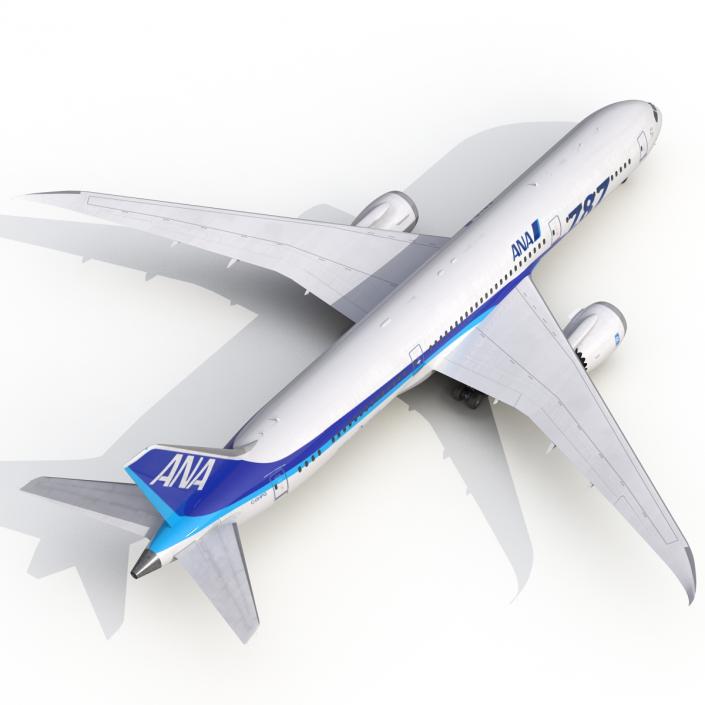 Boeing 787-9 Dreamliner All Nippon Airways 3D