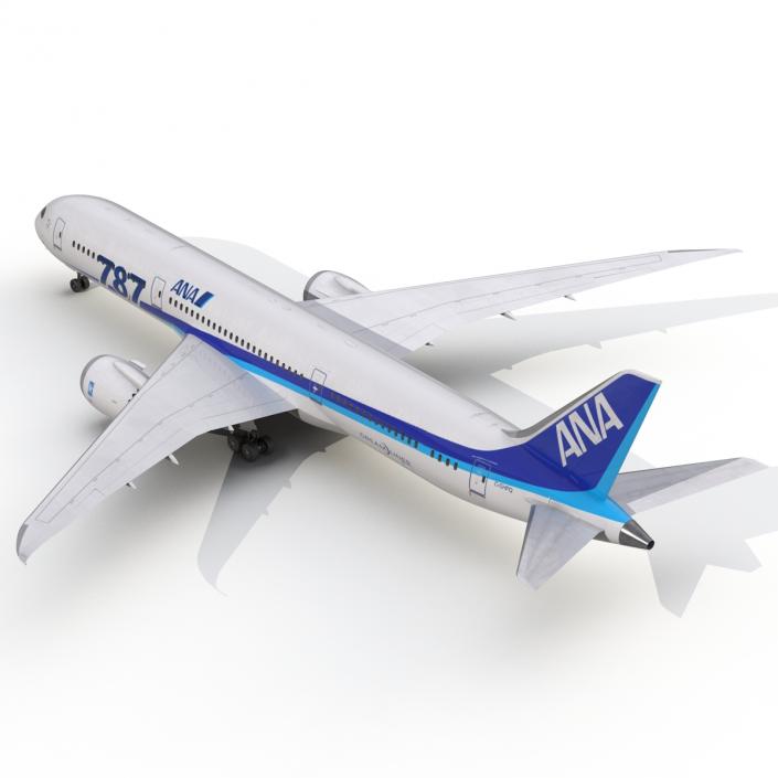 Boeing 787-9 Dreamliner All Nippon Airways 3D