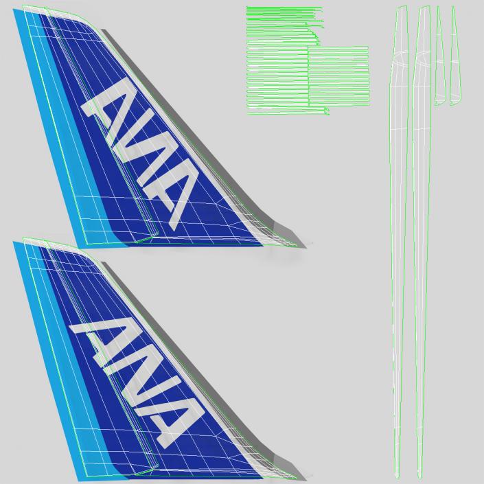 Boeing 787-9 Dreamliner All Nippon Airways 3D