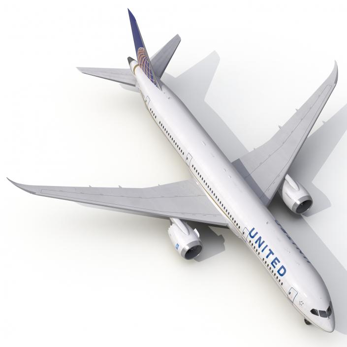 3D model Boeing 787-9 Dreamliner United