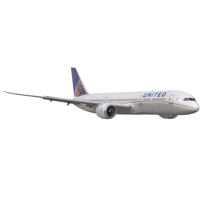 3D model Boeing 787-9 Dreamliner United