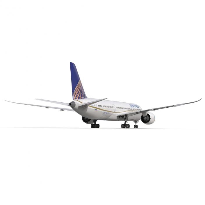 3D model Boeing 787-9 Dreamliner United