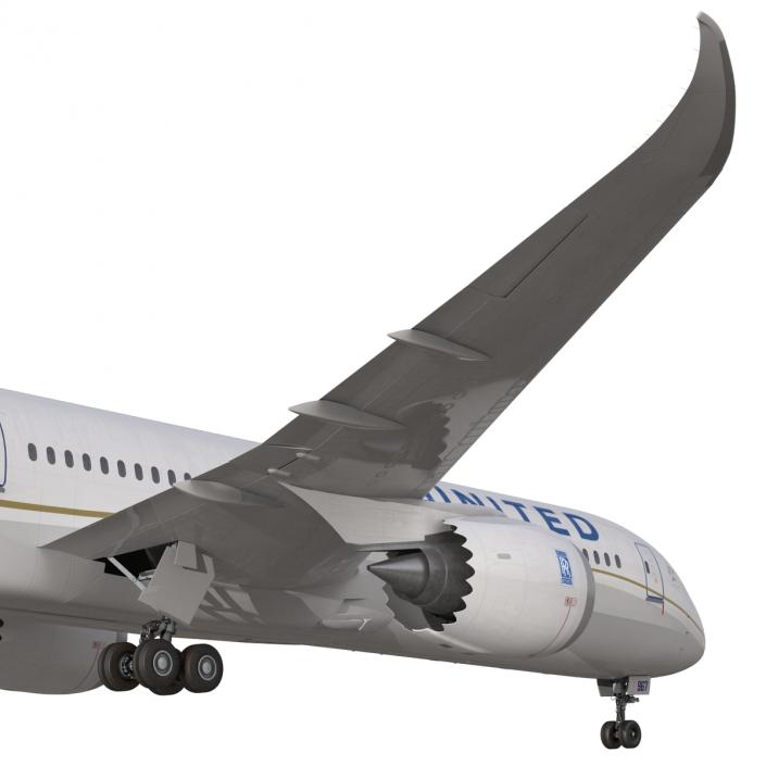 3D model Boeing 787-9 Dreamliner United