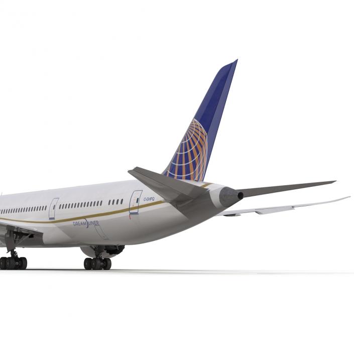 3D model Boeing 787-9 Dreamliner United