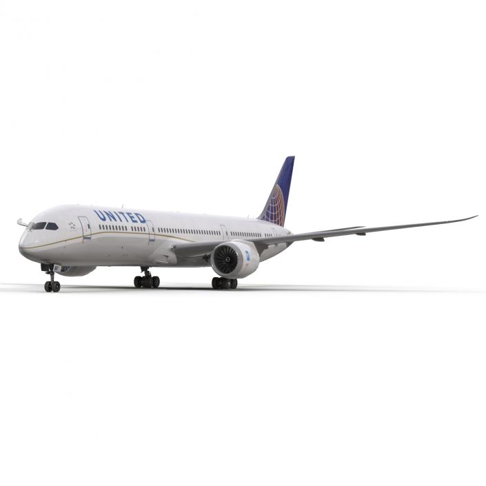 3D model Boeing 787-9 Dreamliner United