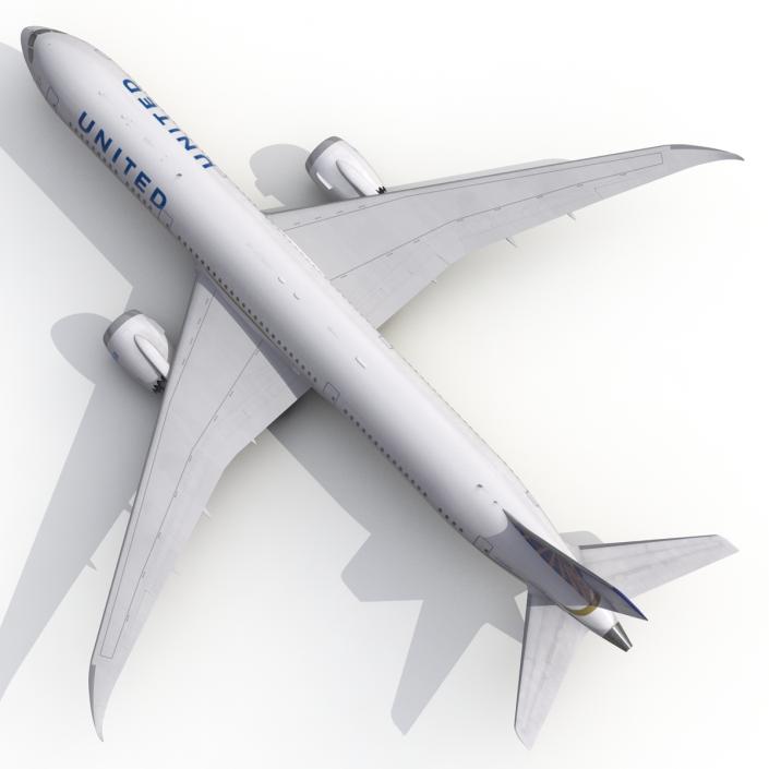 3D model Boeing 787-9 Dreamliner United