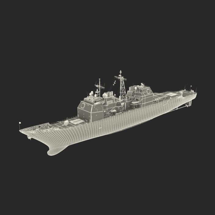 3D model Ticonderoga Class Cruiser Normandy CG-60