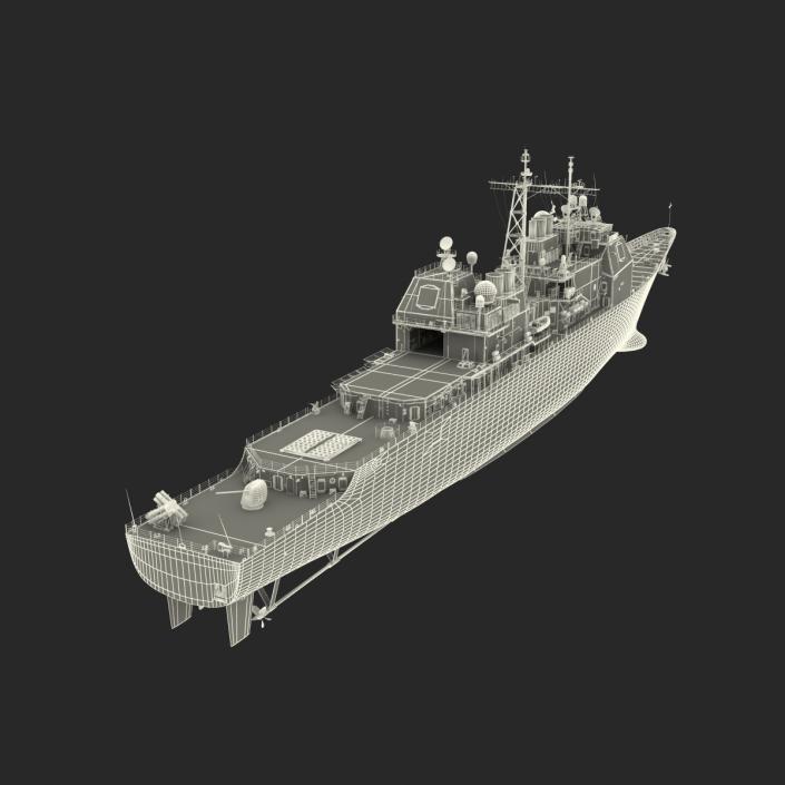 3D model Ticonderoga Class Cruiser Normandy CG-60