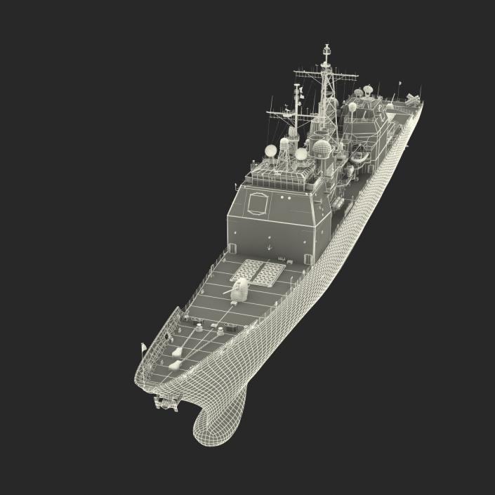 3D model Ticonderoga Class Cruiser Normandy CG-60