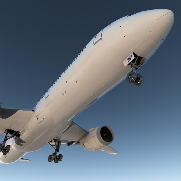 3D model Boeing 787-9 Dreamliner Japan Airlines Rigged