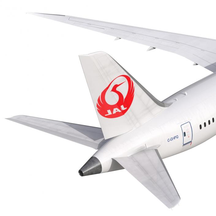 3D model Boeing 787-9 Dreamliner Japan Airlines Rigged