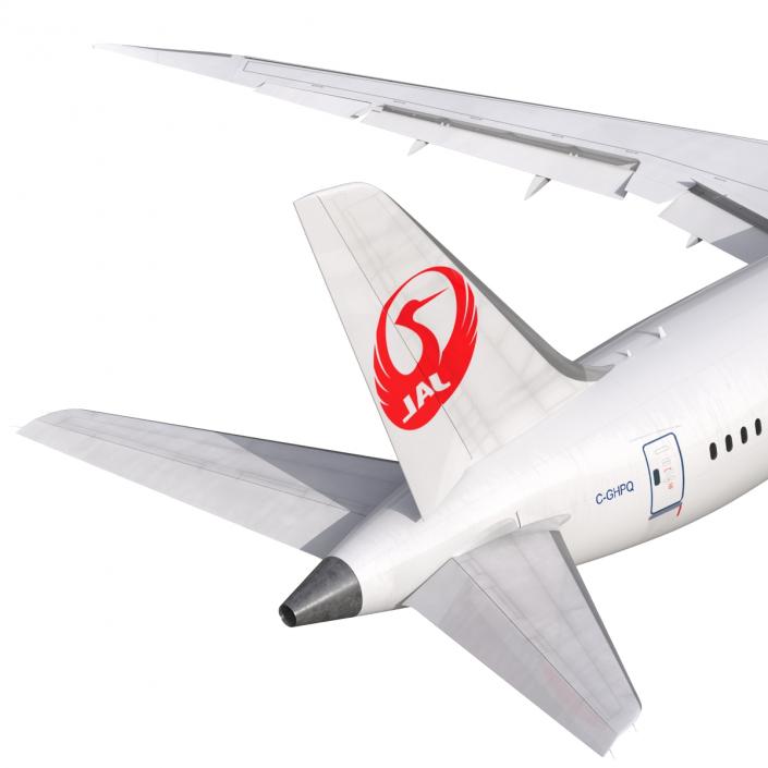 3D model Boeing 787-9 Dreamliner Japan Airlines Rigged