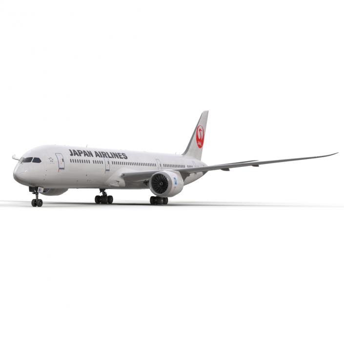 3D model Boeing 787-9 Dreamliner Japan Airlines Rigged