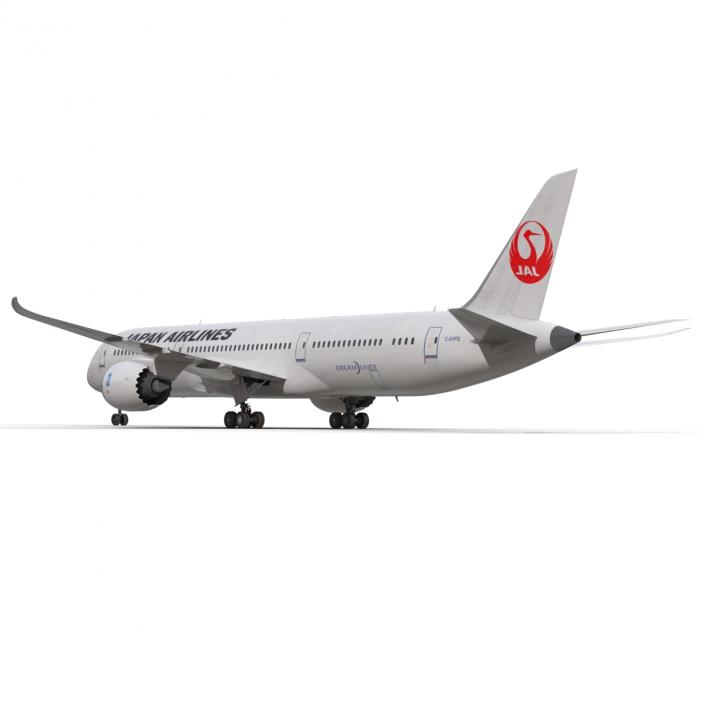 3D model Boeing 787-9 Dreamliner Japan Airlines Rigged