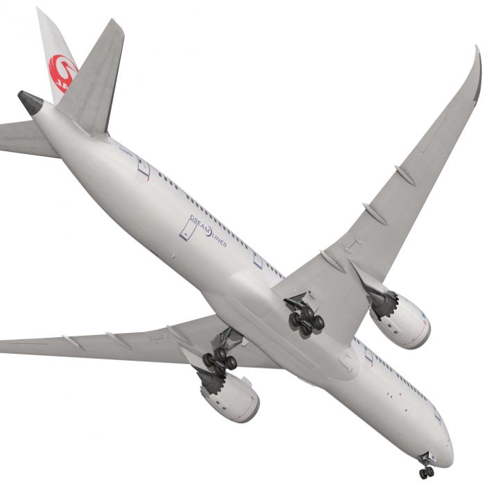 3D model Boeing 787-9 Dreamliner Japan Airlines Rigged