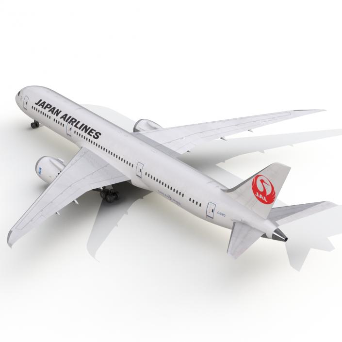 3D model Boeing 787-9 Dreamliner Japan Airlines Rigged