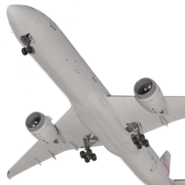 3D model Boeing 787-9 Dreamliner Japan Airlines Rigged