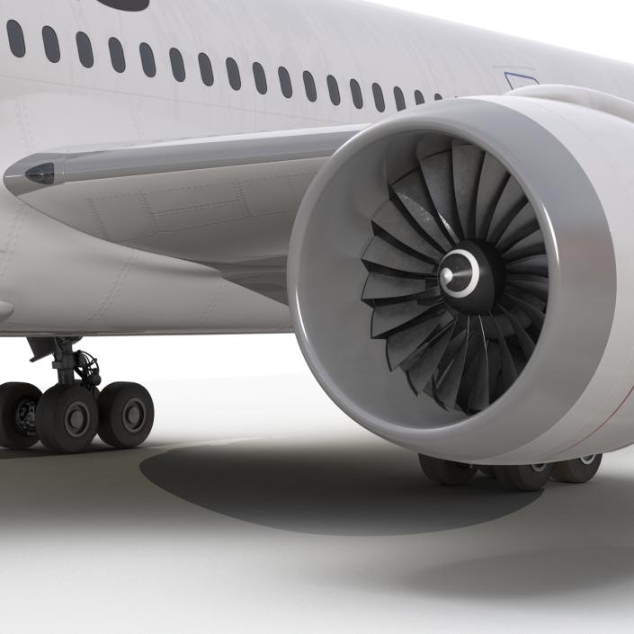 3D model Boeing 787-9 Dreamliner Japan Airlines Rigged