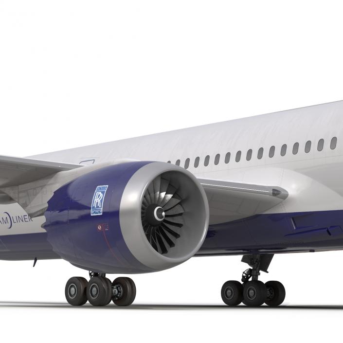 3D Boeing 787-9 Dreamliner British Airways Rigged