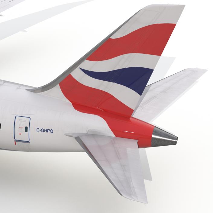 3D Boeing 787-9 Dreamliner British Airways Rigged