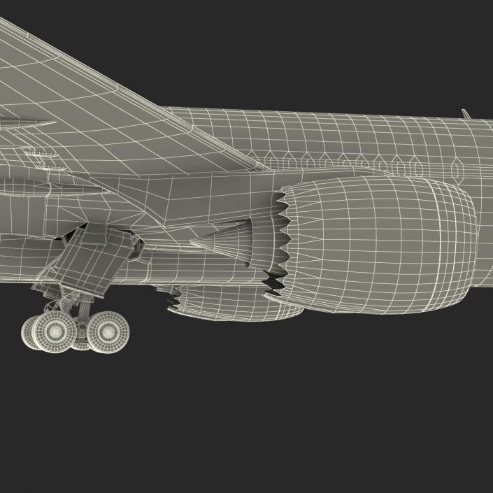 3D Boeing 787-9 Dreamliner British Airways Rigged