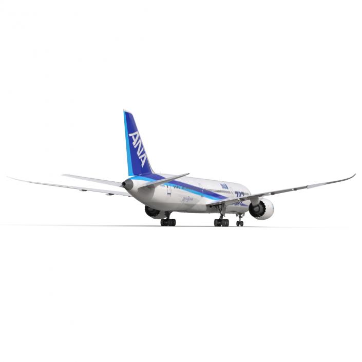 Boeing 787-9 Dreamliner All Nippon Airways Rigged 3D model