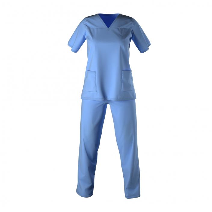 3D Female Surgeon Dress 17 model