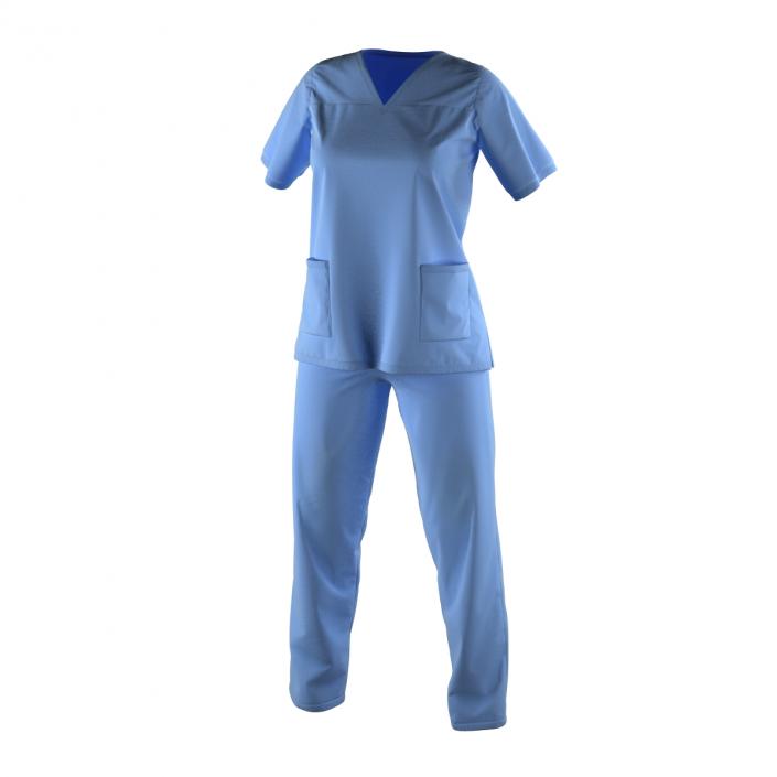 3D Female Surgeon Dress 17 model