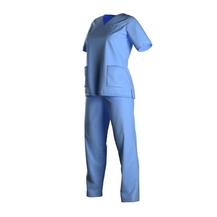 3D Female Surgeon Dress 17 model