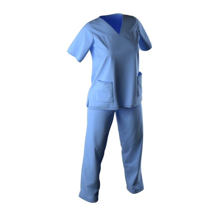 3D Female Surgeon Dress 17 model