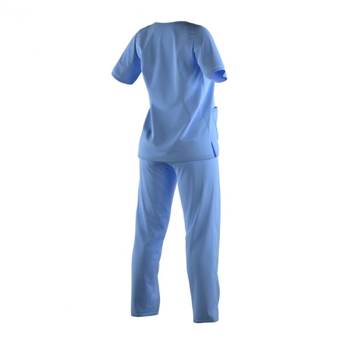 3D Female Surgeon Dress 17 model