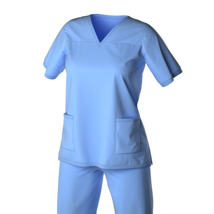 3D Female Surgeon Dress 17 model