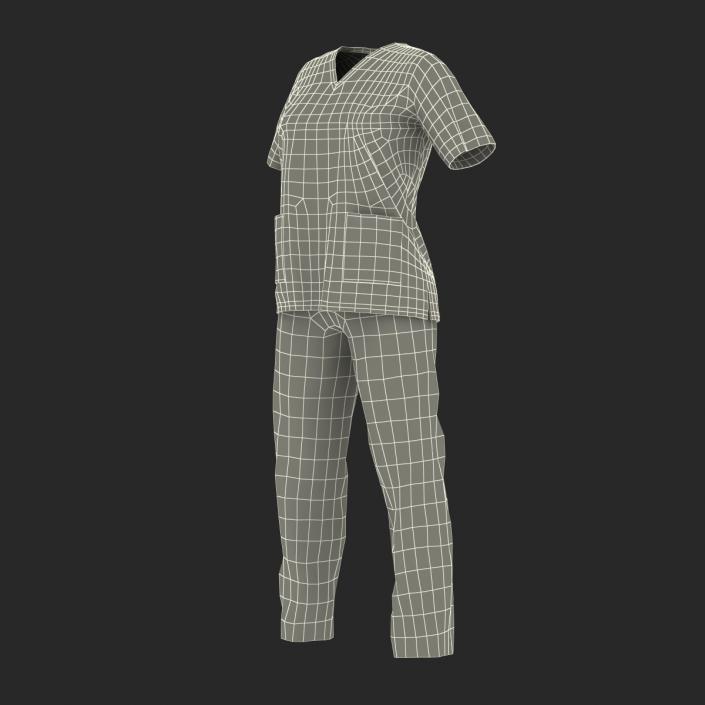 3D Female Surgeon Dress 17 model