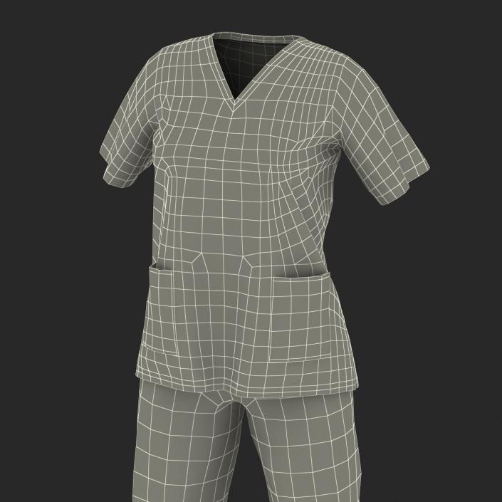 3D Female Surgeon Dress 17 model