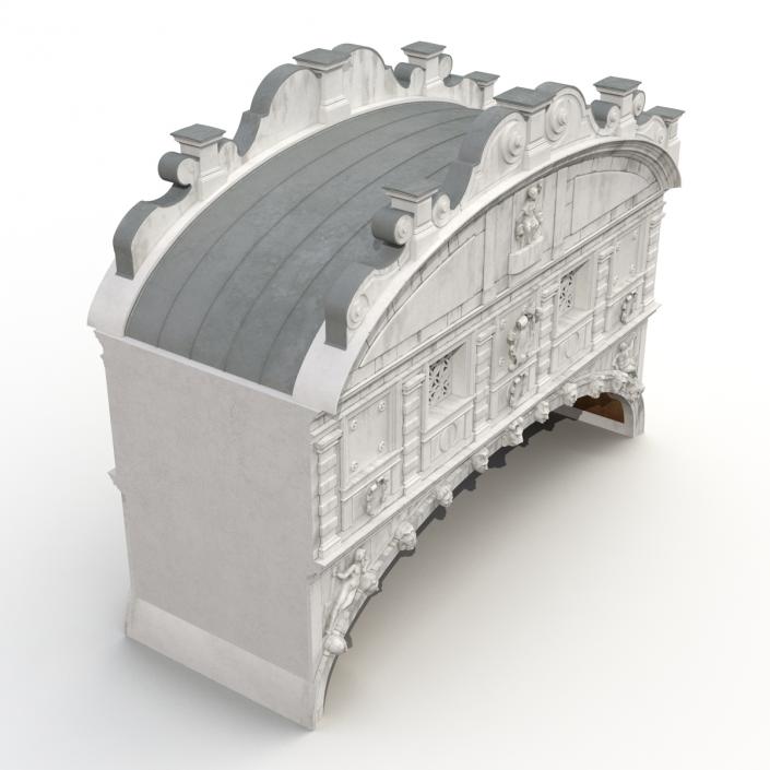 3D model Bridge of Sighs in Venice